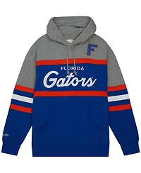 Mitchell Ness Men's Royal Florida Gators Head Coach Pullover Hoodie