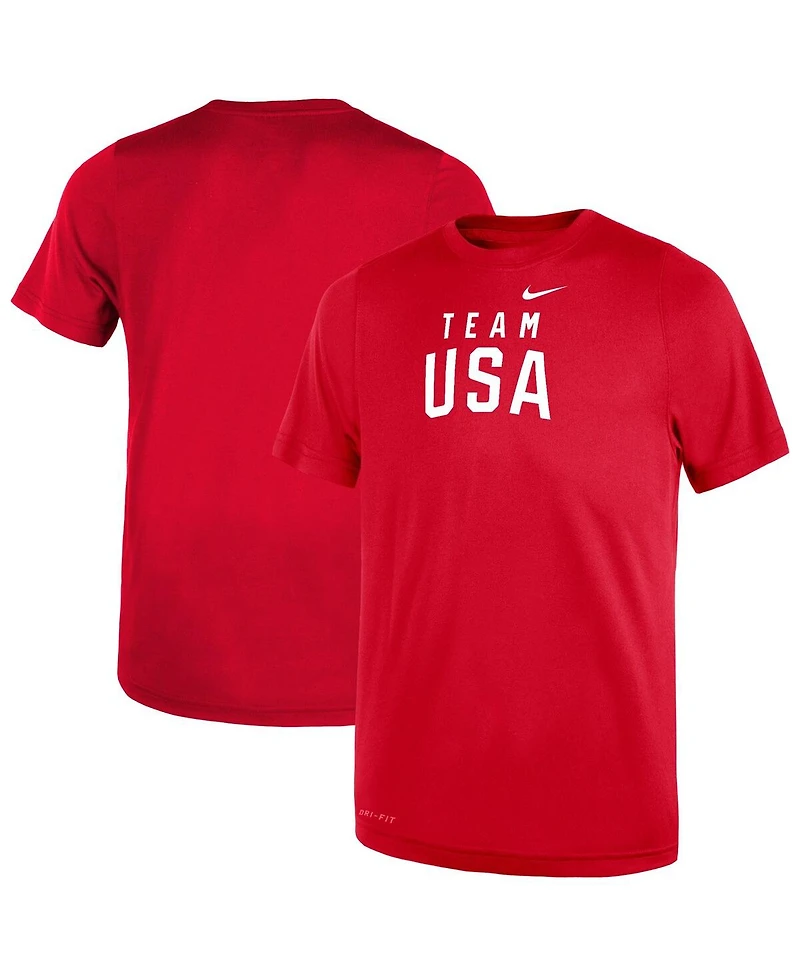 Nike Toddler Red Team Usa Legend Performance T-Shirt