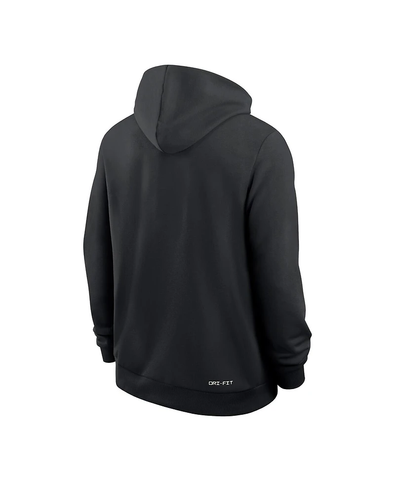 Nike Men's Black Montana Grizzlies 2025 Sideline Dri-fit Hoodie