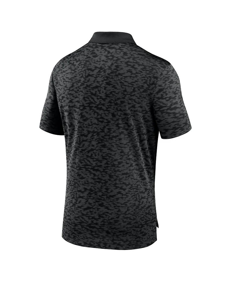 Nike Men's Black Cincinnati Bengals Pique Fashion Performance Polo Shirt