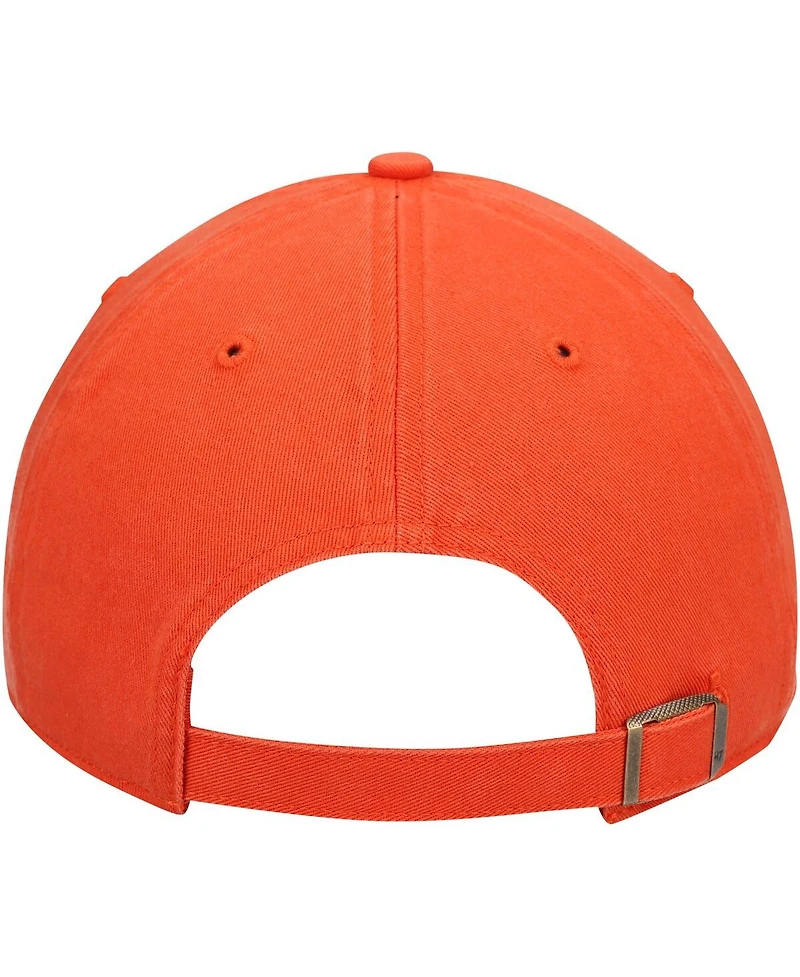'47 Brand Men's Orange Virginia Tech Hokies Vintage Clean Up Adjustable Hat