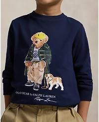 Polo Ralph Lauren Toddler and Little Boys Bear Long Sleeve T-Shirt