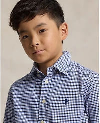 Polo Ralph Lauren Big Boys Gingham Performance Canvas Shirt