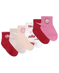 Nike Baby Girls 6-Pack Play For All Infant Socks