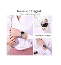Ruxing Smart Smartwatch For Women Compatible For Android Ios Phones. Smart Bracelet With Female Menstrual Cycle Heart Rate Blood Pressure Remote Photo