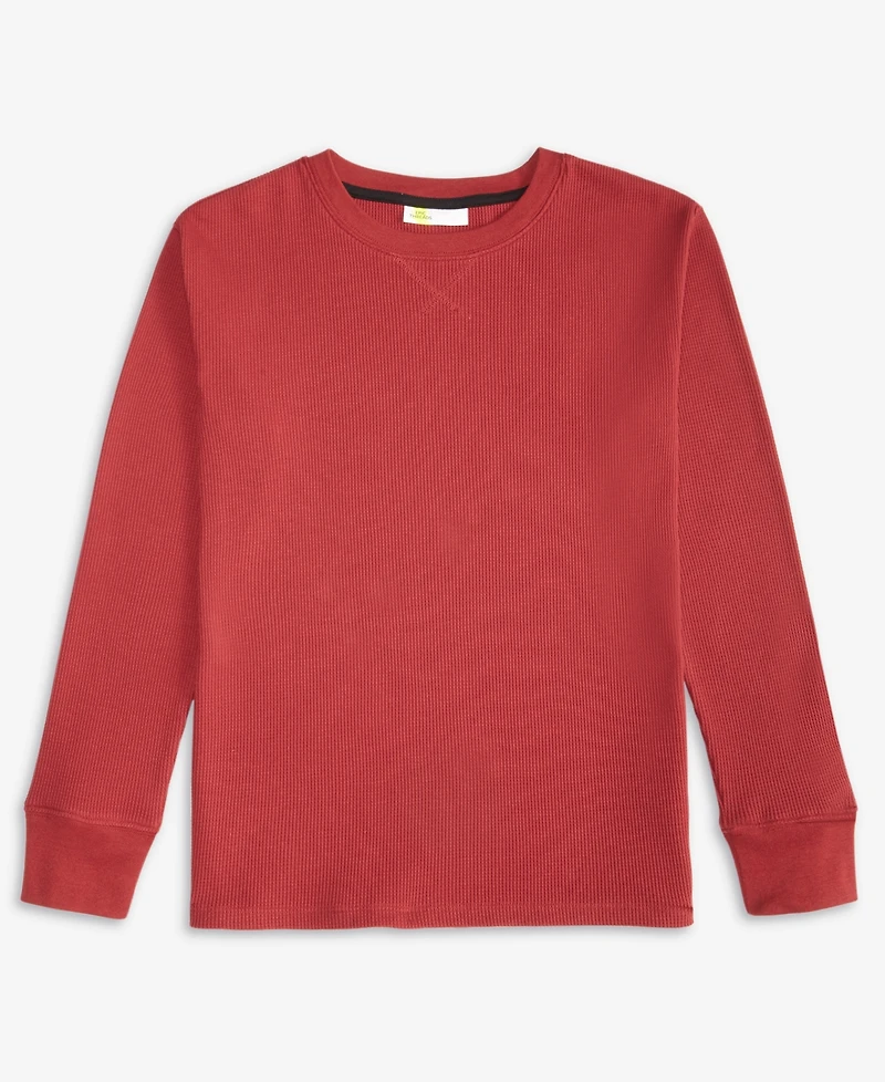 Epic Threads Boys 5-20 Thermal Long-Sleeve Crewneck T-Shirt, Macy's Exclusive
