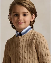 Polo Ralph Lauren Toddler and Little Boys Cable-Knit Cotton Sweater