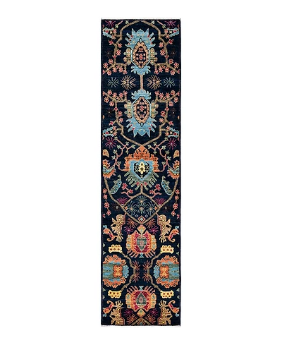 Adorn Hand Woven Rugs Serapi M1982 2'7"x10'2" Runner Area Rug