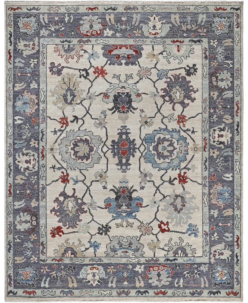 Adorn Hand Woven Rugs Colorful Oushak M0103-50 8'x9'10" Area Rug