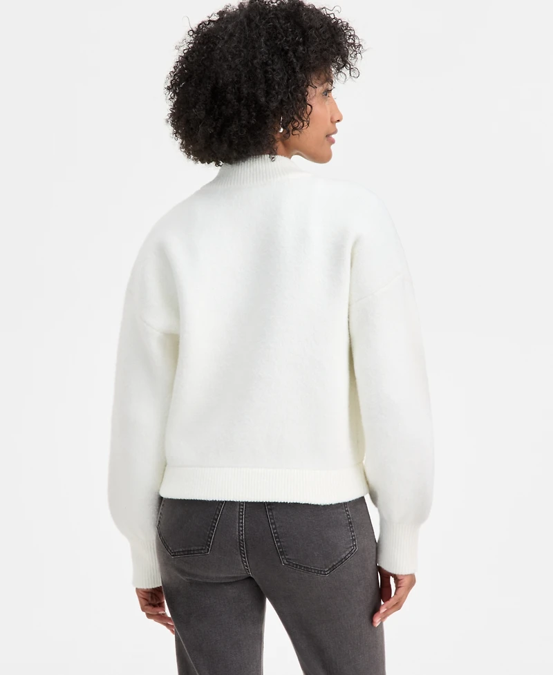 On 34th Women's Sweater-Knit Bomber Jacket, Macy's Exclusive