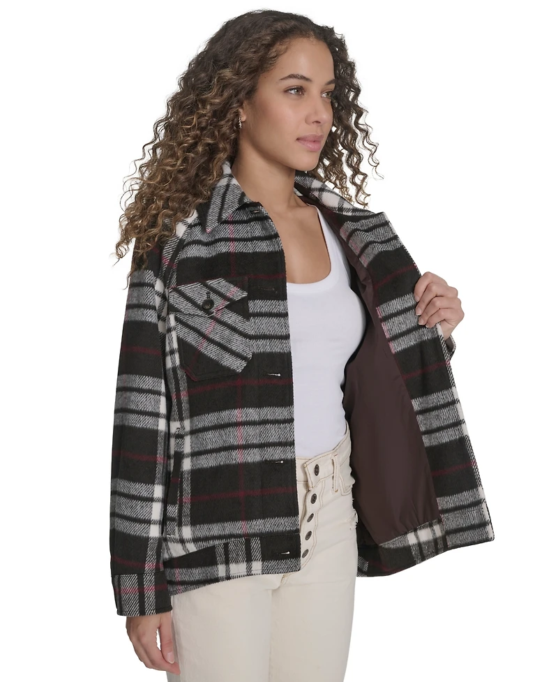 Levi's Women's Wool Blend Shirt Jacket