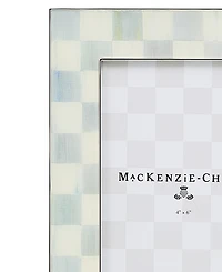 MacKenzie-Childs Sterling Check Silver Plated Frame, 4" x 6"