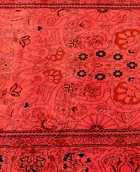 Adorn Hand Woven Rugs Fine Vibrance M1355 2'6"x11'6" Runner Area Rug