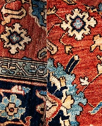 Adorn Hand Woven Rugs Serapi M0103- 8'x9'10" Area Rug