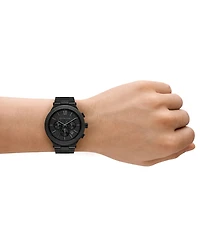 Michael Kors Men's Billie Chronograph Black Ip Stainless Steel Watch, 44mm