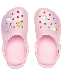 Crocs Little Girls Unicorn Classic Clogs from Finish Line
