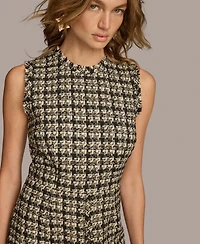 Donna Karan New York Women's Tweed Sleeveless Dress