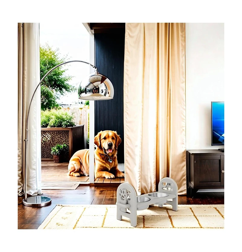 Aostirmotor Space-Saving Collapsible Dog Bowl Lightweight Durable & Perfect for Hiking Travel