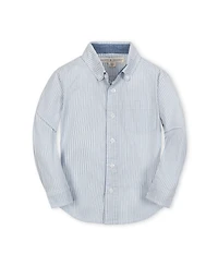 Hope & Henry Little and Big Boys' Organic Stretch Poplin Long Sleeve Button Down Shirt