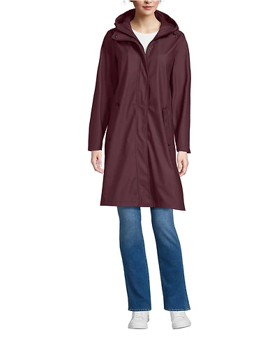 Lands' End Women's Squall Waterproof Slicker Raincoat