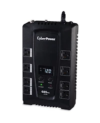 CyberPower Intelligent Lcd Computer Battery Backup, 685VA 390W Ups, 8 Outlets