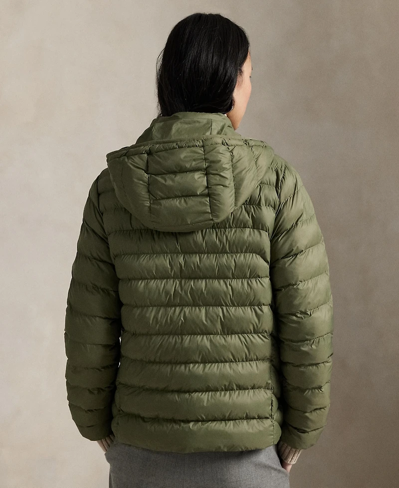 Polo Ralph Lauren Women's Water-Resistant Packable Hooded Jacket