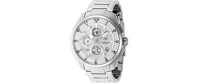 Technomarine Men's Tm-318129 Ocean Quartz Silver Dial Watch