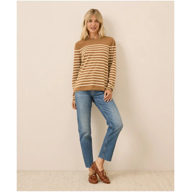 Pact Organic Cotton Classic Fine Knit Crew Sweater