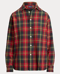 Polo Ralph Lauren Women's Long Sleeve Plaid Shirt