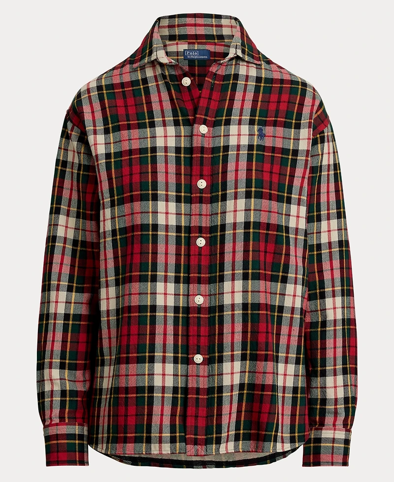 Polo Ralph Lauren Women's Plaid Long Sleeve Shirt