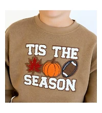 Sweet Wink Little and Big Boys Tis The Season Pumpkin Patch Sweatshirt