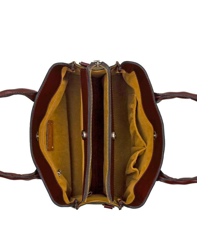 Patricia Nash Women's Genovese Zipper Satchel Bag