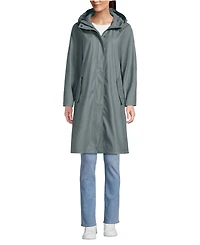 Lands' End Women's Squall Waterproof Slicker Raincoat