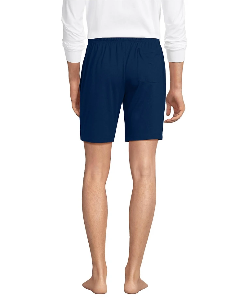 Lands' End Men's Big Knit Jersey Pajama Shorts