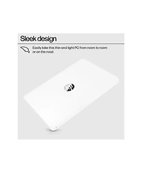 Hp 14-dq3220nr 14" Hd Touchscreen Laptop, Intel Celeron N4500 1.1GHz, 4GB Ram, 64GB eMMC, Windows 11 Home S Mode, Snowflake White