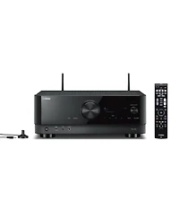 Yamaha Rx-V4 5.2 Channel Av Receiver with Sanus Ultra High Speed 8K 6.56 ft. Hdmi 2.1 Cable