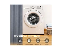 Superior Neal 100% Blackout Solid Machine Washable Curtains, Set of 2 Panels