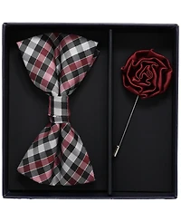 Ben Sherman Men's 2-Piece Pre-Tied Bow and Lapel Pin Box Set