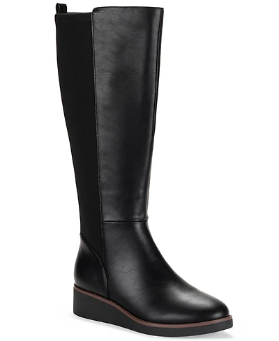Style & Co Women's Cyruss Wedge Tall Boots, Macy's Exclusive