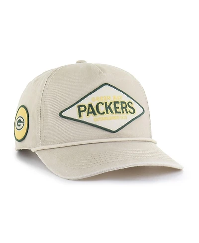 '47 Brand Men's Khaki Green Bay Packers Cairn Hitch Adjustable Hat