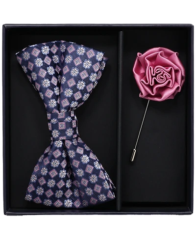 Ben Sherman Men's 2-Piece Bow Tie and Lapel Pin Box Set