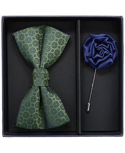 Ben Sherman Men's 2-Piece Bow Tie and Lapel Pin Box Set