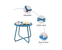 Decksplore Outdoor detachable iron sheet coffee table