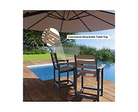 Decksplore A set of 2 economical bar stools (including the table board)