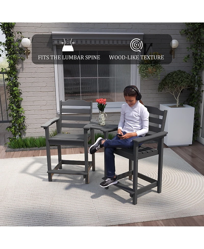 Decksplore A set of 2 economical bar stools (including the table board)