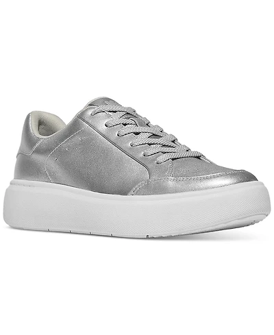 FitFlop Women's Rtg Metallic-Leather Lace-up Sneakers
