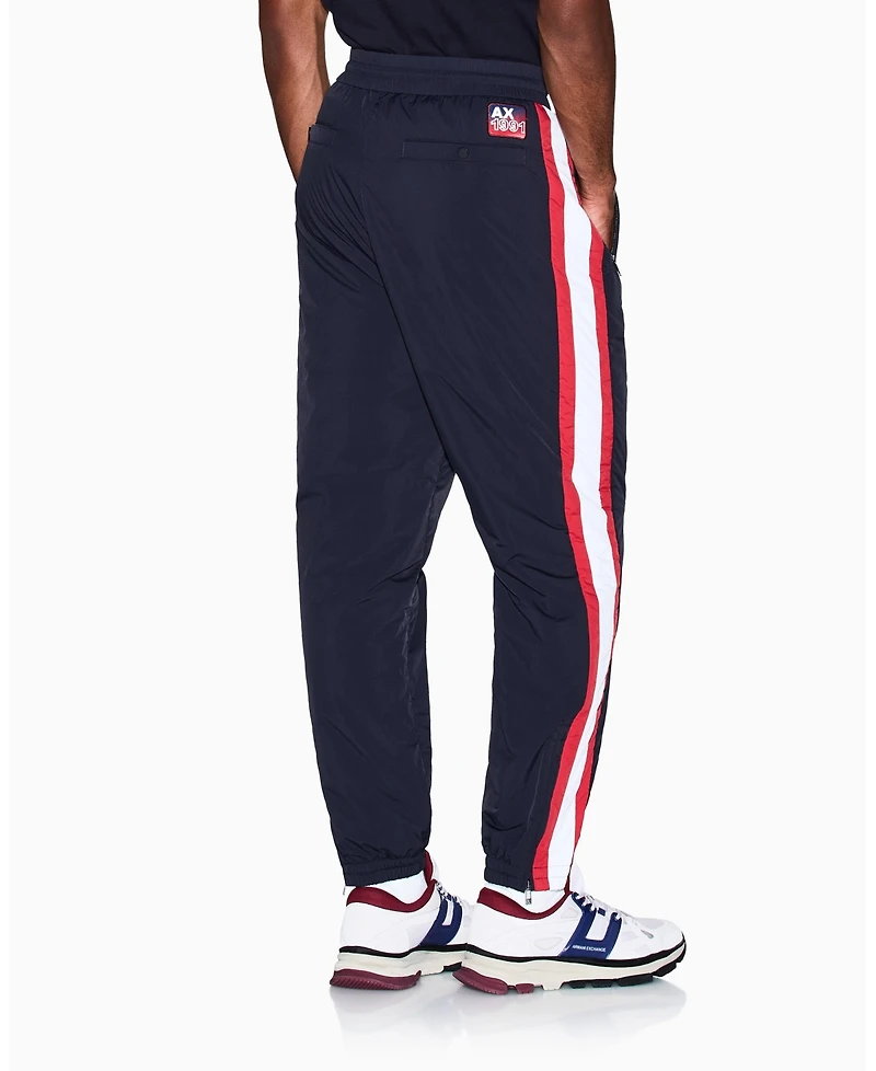 A|X Armani Exchange Men's Nylon Taping Scrunch Jogger