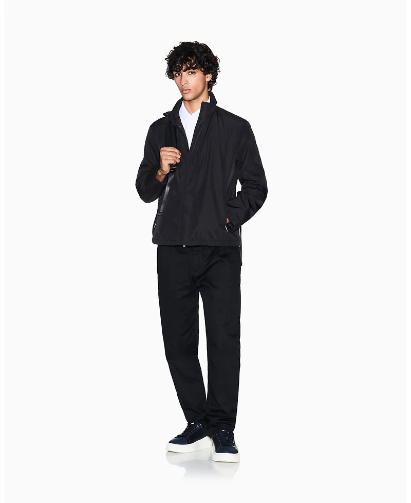 A|X Armani Exchange Men's Poly Bonded Fleece Sport Jacket