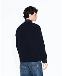 A|X Armani Exchange Men's Nylon Graphic Bomber Jacket