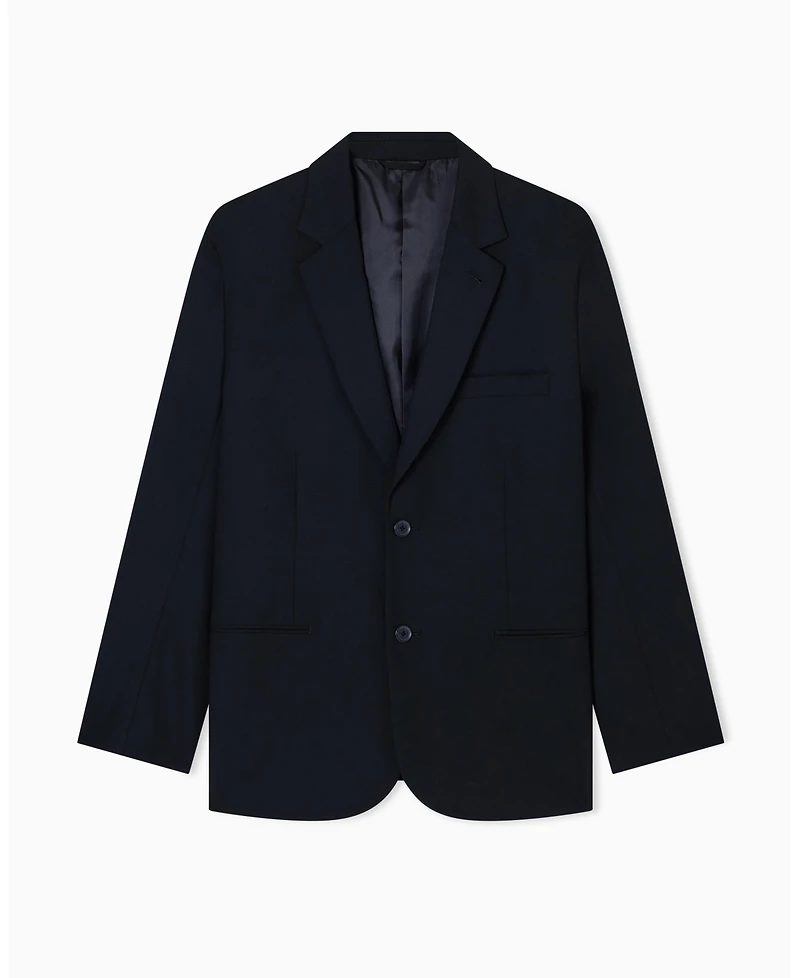 A|X Armani Exchange Men's Night Lab Single Breasted Wool Blazer